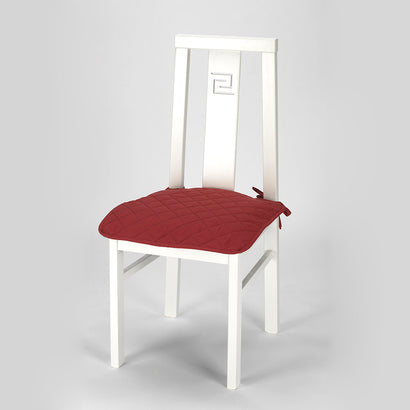 Set 6 buc Husă scaun matlasată Sofazip pentru șezut, culoare roșu