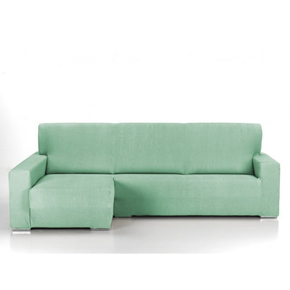 Husă premium colțar cu sezlong Sofazip PatternFit, elastică. culoare mentă