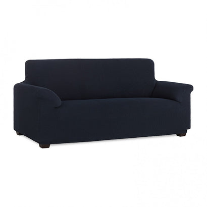 Husă premium canapea Sofazip PatternFit, elastică, culoare Dark Navy
